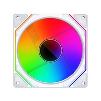 Ventilateur de refroidissement PC Prism 6Pro 12 cm 12 V 3/4 broches PWM ultra-silencieux à roulement fluide 64 CFM noir/blanc – Ventes Fabricant