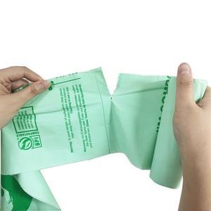 Bolsas de Basura Compostables Tipo Camiseta de 13 Galones, Color Verde, Biodegradables, Tamaño Grande, Plástico PLA, Directo de Fábrica - Product Image 5