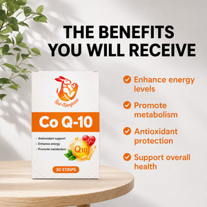 Produits Tendances : Bandes de Coenzyme Q10 avec PQQ, L-Carnitine, Vitamine E – Supplément Antioxydant Énergisant - Product Image 3