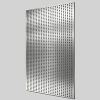Grille de protection perforée en acier inoxydable pour haut-parleur, plaque métallique anti-corrosion, ouverture 0,8-100 mm, utilisation industrielle
