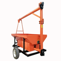 Mélangeur-épandeur d'engrais de type boîte, tracté par tracteur, équipement robuste, débit d'application de 150 kg/min, portée d'épandage de 202 m