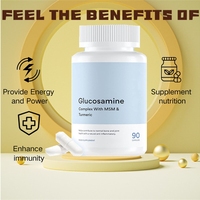 Complément Articulaire Confort OEM avec Glucosamine, Chondroïtine en Capsules et Poudre de MSM en Vrac pour Adultes