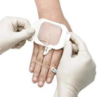 Pansement de fixation de canule IV pour usage hospitalier/clinique, film PU transparent, certifié CE, stérilisé à l'oxygène, pansement pour plaies, ruban chirurgical