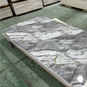 Haute Brillant En Gros 3mm UV Marbre <span class=keywords><strong>PVC</strong></span> Feuilles Panneau <span class=keywords><strong>PVC</strong></span> Feuille <span class=keywords><strong>Rigide</strong></span> pour Mur Plafond Décoration - Product Image 3