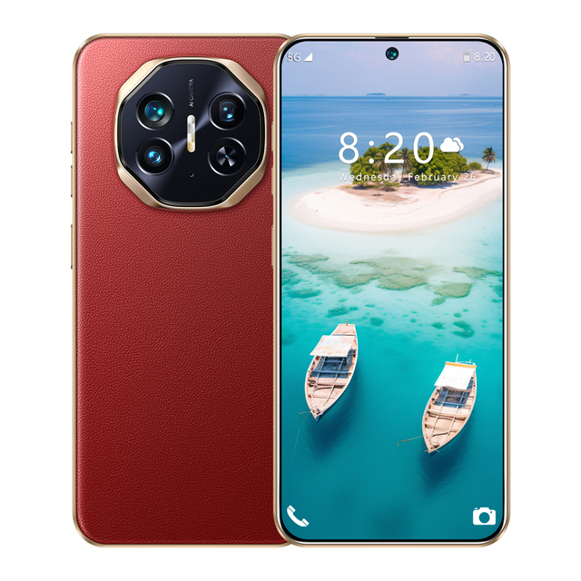 Hot New MT HD 7.3-Inch LCD Smartphone 65W 16GB+1TB Fingerprint Unlock Dual SIM 5G Android 14.0 LTE 108MP 6GB Supports French