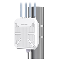 Point d'accès sans fil double bande WiFi6 Wavlink WN573HX3 AX3000, routeur WiFi extérieur IP67, répéteur, couverture de 500 à 1000 m², 4 antennes