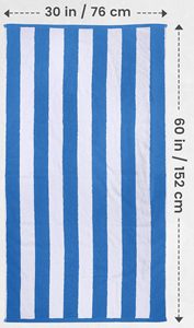 Toalla de Playa Rectangular Extra Grande de Algodón Personalizada para Verano - Product Image 2