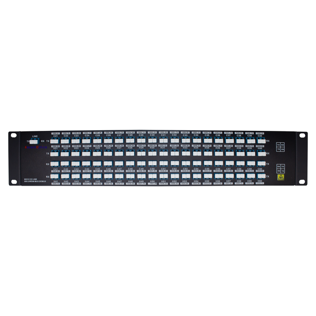 Dual Fiber DWDM Mux & Demux 50GHZ 96CH (C15-C62) 2U Rack