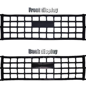 JDM, tamaño completo, 153cm x 46cm, Red de portón trasero de carga para camionetas, cama, ajuste Universal, accesorio Exterior negro resistente - Product Image 3