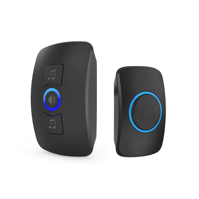 Hot Sales Outdoor Wireless Doorbell Home Security IP44 Waterproof 200m Long Range Plug 58 Ringtones Battery Infrared Detector