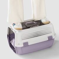 Grande cage de transport portable en fer, norme chinoise, avec fermeture à bouton, écologique, pour chiens de petites races - de Can Conkey