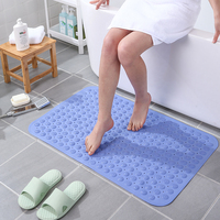 Alfombrilla de Ducha de PVC Inodora al por Mayor, Alfombrilla Antideslizante para Bañera con Puntos de Masaje, Múltiples Tamaños y Colores