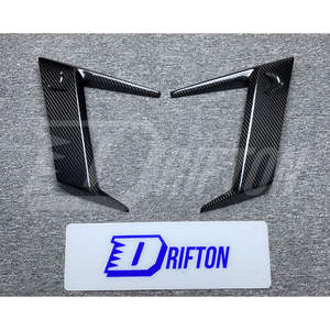 Embellecedor de ventilación de guardabarros delantero de fibra de carbono seco estilo TC para Mercedes Benz G Wagon W464 - Product Image 2