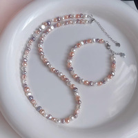 Collier ras du cou en perles baroques d'eau douce naturelles pour femme, design de niche estival, accessoires uniques, bijoux tendance