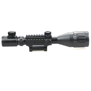 Ống ngắm 4-12x50 AO có đèn chiếu sáng đỏ/xanh lá cây và laser xanh lá cây - Ống ngắm điểm đỏ phản xạ holographic - Đèn pin 5 chế độ sáng - Product Image 5