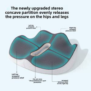 Cojín Rectangular Ergonómico de Espuma Viscoelástica <span class=keywords><strong>XinDao</strong></span> Personalizable para Estudiantes, Ecológico, Desmontable y Lavable, Popular Transfronterizo - Product Image 3