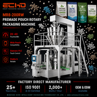 Machine d'emballage automatique ECHO pour sachets préformés, remplissage et scellage, pour engrais