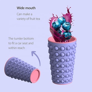 OASE 15oz <strong>Kids</strong> Water Bottle BPA Free Food Safe Silicone Sleeve Protection Plastic <strong>Tumbler</strong> with Straw for Camping - Product Image 4