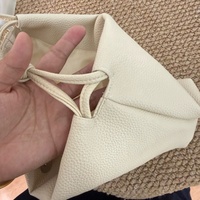 Kantong Serut Kulit PU Bertekstur Custom Logo OEM, Tas Cloud, Produsen Kantong Hadiah Perhiasan Custom Logo
