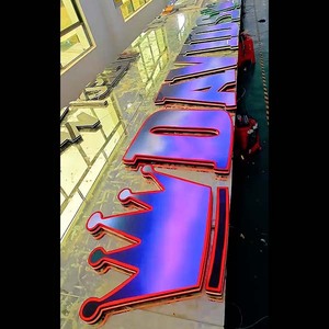 Vendita calda su misura impermeabile Led esterno 3d segno lettera Rgb multicolore cambiante segno del negozio - Product Image 6