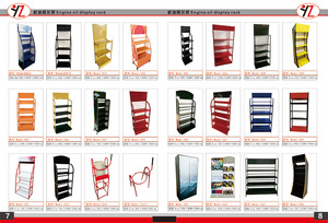 Nhà để xe cửa hàng xe triển lãm kim loại lịch thi đấu đa lớp động cơ dầu thép hiển thị kệ - Product Image 5