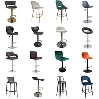 Chaise de bar d'affaires haut de gamme tabouret de bar moderne chaise haute pivotante réglable et chaise de comptoir de Style nordique