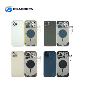 Coque arrière pour iPhone 12 Pro Max, cadre intermédiaire, pièces de réparation pour téléphone portable, garantie 1 an - Product Image 4