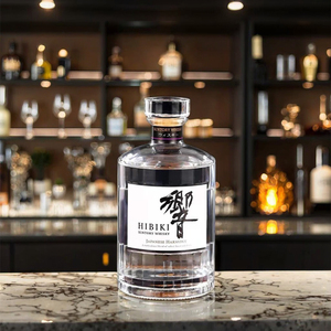 Vente en gros de bouteilles de vodka en verre transparent de luxe à paroi épaisse de 750 ml (avec bouchons), adaptées au stockage du gin, du rhum, de la tequila, du whisky, du brandy - Product Image 6