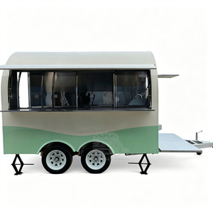 Camión de Comida, Remolque de Comida Móvil, Camioneta de Comida Callejera para Hamburguesas, Tacos, Pizza, Kebab, Hot Dogs, Aperitivos, Servicio de Catering Móvil, Remolque de Venta de Comida - Product Image 1