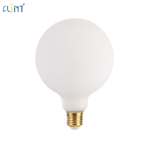 En Stock Verre Laiteux LED Globe Ampoule G125 230V E27 Base Dimmable Lampe Blanche pour Restaurant