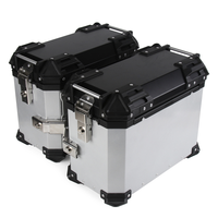Boîtier supérieur De moto De haute qualité 38L, boîtes latérales De moteur en aluminium pour Motos De métal, boîtes arrière De moto étanches