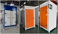 Cabina de Recubrimiento en Polvo con Sistema Ciclónico, Horno de Curado Eléctrico/a Gas, Kit Completo de Equipos de Recubrimiento para Piezas Metálicas
