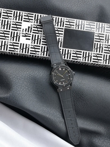 Bán buôn sang trọng của người đàn ông tùy chỉnh cơ khí đồng hồ da đen dây đeo sáng con trỏ quay số hiển thị phiên bản giới hạn cửa sổ kính - Product Image 2