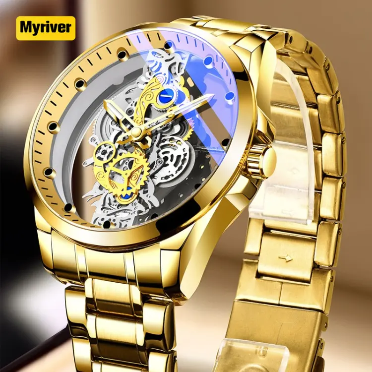 Myriver Luxury Brand Analog Wrist Watch Gent Orologi 3ATM Water Resistant Business Watches Mens Quartz Watch