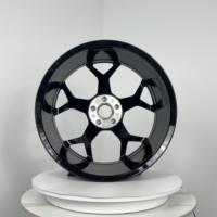 Jantes 19 20 21 22 pouces 5x112 Noir brillant Multi-rayons Haute résistance Concave profond pour Audi SUV Q5 Q7 BMW X5