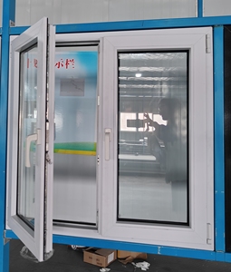 Precio de fábrica, proyecto NFRC, ventana abatible de impacto insonorizada, rotura de puente térmico, ventanas de aluminio para el hogar a prueba de viento de doble acristalamiento - Product Image 2
