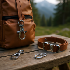 Gancio portachiavi Ilan 37 mm colore argento confezione da 3 pezzi - Product Image 3