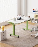 Bureau Mobile Moderne FlexFit 3-en-1 en Acier Inoxydable avec Tableau Blanc Inclinable 0-90°, Poste de Travail, Charge 100kg, Roulettes Silencieuses pour