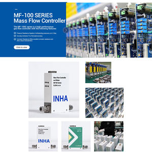 INHA MF-400 profesional, DLM 500slm Gas/N2/H2/O2/Ar/He/CH4/CO2/Air +/-1% akurasi SUS 316L RS485 pengukur aliran massa termal - Product Image 6