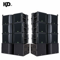 Altavoz de 12 y 18 Pulgadas para Exteriores, con Imán de Neodimio, Line Array Pasivo para Configuración de Conciertos, Impedancia de 8/4 Ohmios