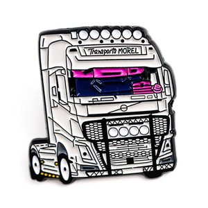 <span class=keywords><strong>Épingles</strong></span> en émail de camion de voitures de sécurité incurvées cadeaux en métal bon marché en vrac personnalisés vente de gros - Product Image 1
