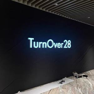 حروف أكريليك ثلاثية الأبعاد عالية الجودة بالجملة، حروف معدنية مضيئة، أحرف أبجدية معدنية مضيئة - Product Image 3