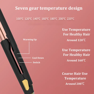 KooFex-<span class=keywords><strong>Fer</strong></span> à friser multifonctionnel à écran LCD 2 en 1 pour salon de maison-<span class=keywords><strong>Fer</strong></span> à friser - Product Image 2