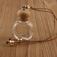 Flacons diffuseurs de parfum pour voiture en verre dépoli, vides, anti-fuite, avec bouchon à vis, 8ml 10ml, personnalisables avec logo, pour emballage en boîte