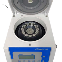 Moteur CC sans balais Heng Nuo, mini centrifugeuse de laboratoire portable, basse vitesse 2-4B, 12x10ml, 8x15ml, 1880xg, 4000 tr/min, prix usine