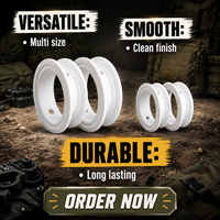Siège de valve en PTFE haute température, vierge, résistant à l'usure, résistant aux produits chimiques, usiné sur mesure par CNC, durable, moulage papillon