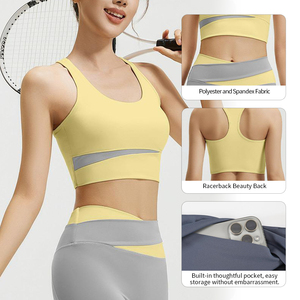 Women's Breathable Sportswear Suit Quick Dry High Waist Gym Fitness Leggings Sets <b>Cross</b> Back Sports Bra Solid Yoga Set - Product Image 4