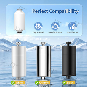 Vòi hoa sen lọc thay thế Cartridge cho nước cứng Loại bỏ Clo Florua & kim loại nặng, làm mềm nước - Product Image 6