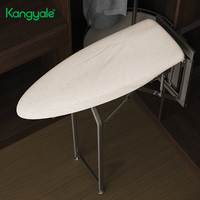 Armoire Kangyale Revolve Planche à repasser pliante coulissante Planche à repasser en métal avec tiroirs de rangement