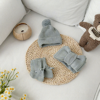 Conjunto de Gorro y Calcetines de Invierno para Recién Nacidos Unisex, Estilo 2026, 100% Algodón, Perfecto como Regalo de Nacimiento